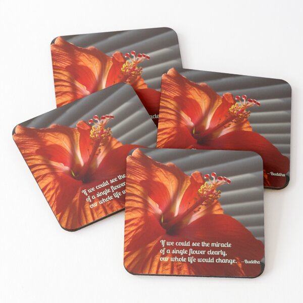 Item preview, The Miracle of a Single Flower Photo Quote designed and sold by CarolBeeDesigns.