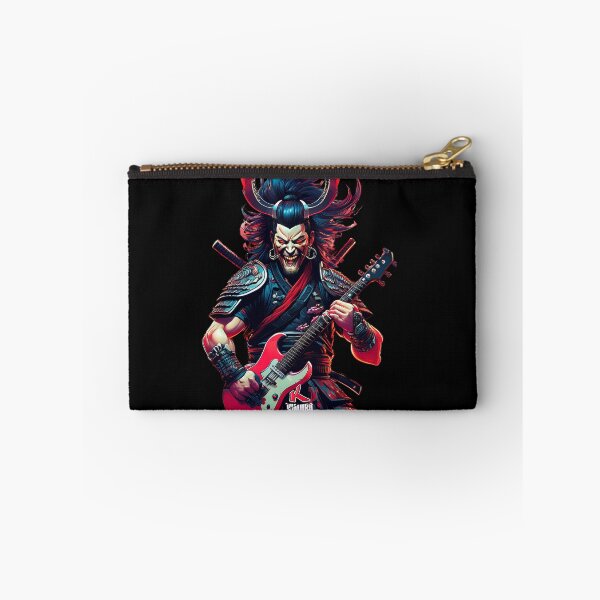 Item preview, Rocker Samurai: Katana Guitar and Attitude (Black Background) designed and sold by kimura20.