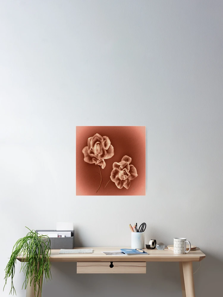 Thumbnail 2 of 3, Poster, Rusty Roses designed and sold by Lois  Bryan.