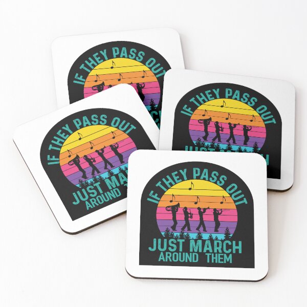 Item preview, Marching Band Sticker If They Pass Out Just Mark Around Them designed and sold by metalsmithmomma.