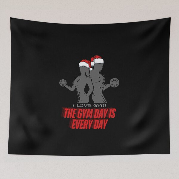 Item preview, The day of the gym is every day. Christmas designed and sold by DONandEK.