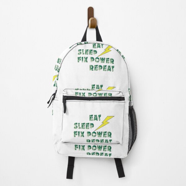 Item preview, Eat Sleep Fix Power Repeat designed and sold by Combat Skies.