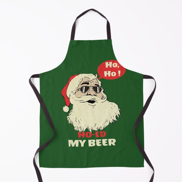 Item preview, Funny Santa, Retro Christmas, Cool Santa "Hold My Beer" designed and sold by Mariana Piana.
