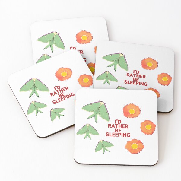 Item preview, Luner moth poppy id rather be sleeping  designed and sold by Jas Malm.