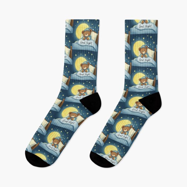 Item preview, Teddy Bear Good Night Wishes designed and sold by HanaiPrint.