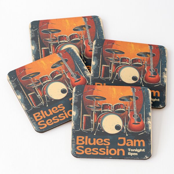 Item preview, A Vintage Blues Jam Session Poster designed and sold by GoodOldVintage.