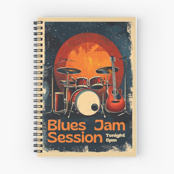 Item preview, A Vintage Blues Jam Session Poster designed and sold by GoodOldVintage.
