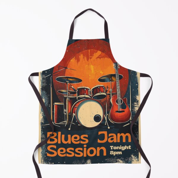 Item preview, A Vintage Blues Jam Session Poster designed and sold by GoodOldVintage.