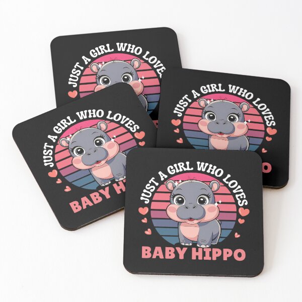 Item preview, Just a girl who loves Hippo, Funny Hippo Lover Gift designed and sold by ArtByKatti.
