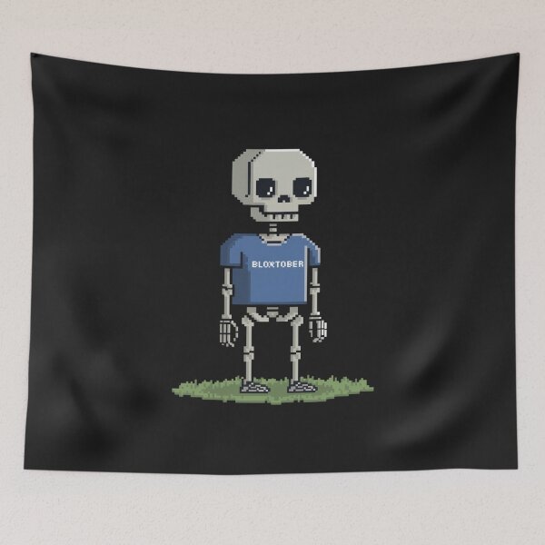 Item preview, Bloxtober Pixel Skeleton designed and sold by SignumShop.