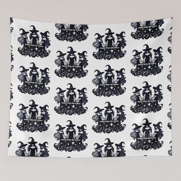 Item preview, Girls Will Be GIrls, Witch Coven designed and sold by Spike The Punch Design Co..