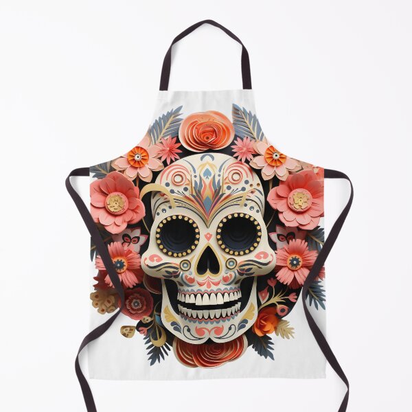 Item preview, Halloween T-Shirt 3D Paper-Cut Skull Design designed and sold by AnnDesignStudio.