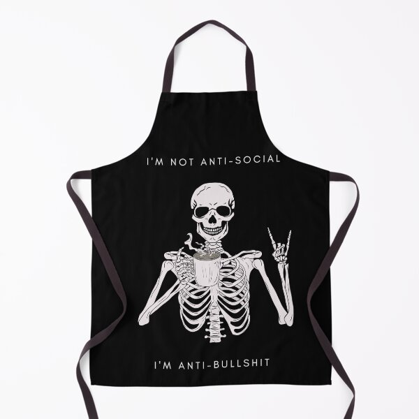 Item preview, I'M NOT ANTI-SOCIAL I'M ANTI-BULLSHIT designed and sold by BlissThreads.
