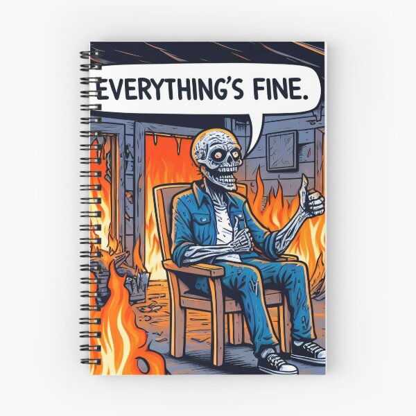 Item preview, Everything's fine zombie designed and sold by Busaab.