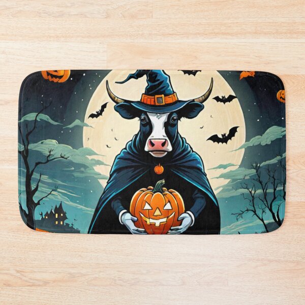 Item preview, Cow Goes Trick-or-Treating on Halloween Night designed and sold by GrizzlyCollective.