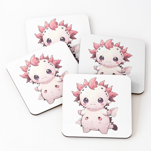 Item preview, Adorable Pink Axolotl designed and sold by RetroPop23.
