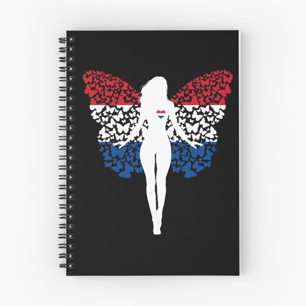 Item preview, Dutch Girl Holland Netherlands Flag Pride Butterfly designed and sold by ZNOVANNA.