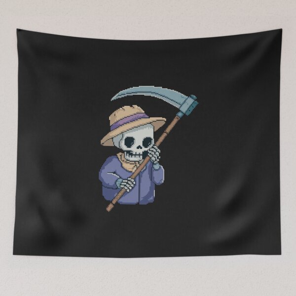 Item preview, Bloxtober Pixel Grandma Skeleton designed and sold by SignumShop.