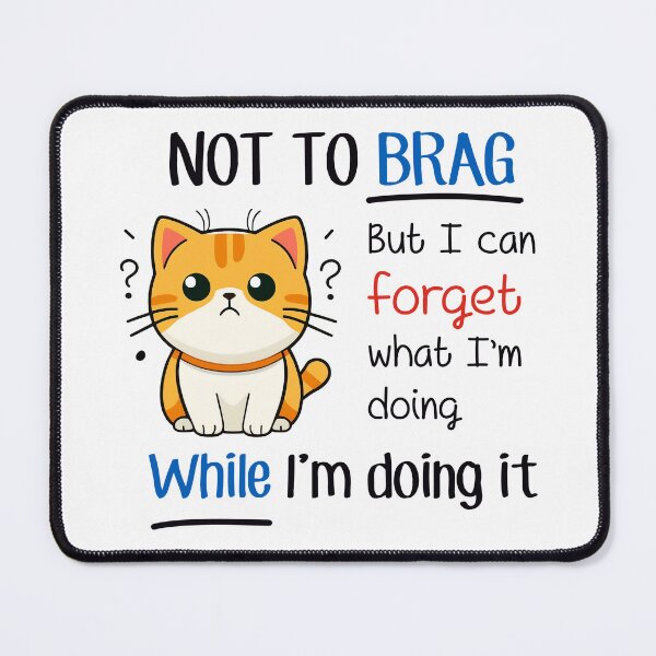 Item preview, Not to Brag Cat designed and sold by Kspirit Designs.