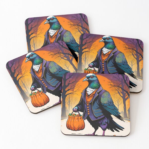 Item preview, Pigeon Goes Trick-or-Treating on Halloween Night designed and sold by GrizzlyCollective.