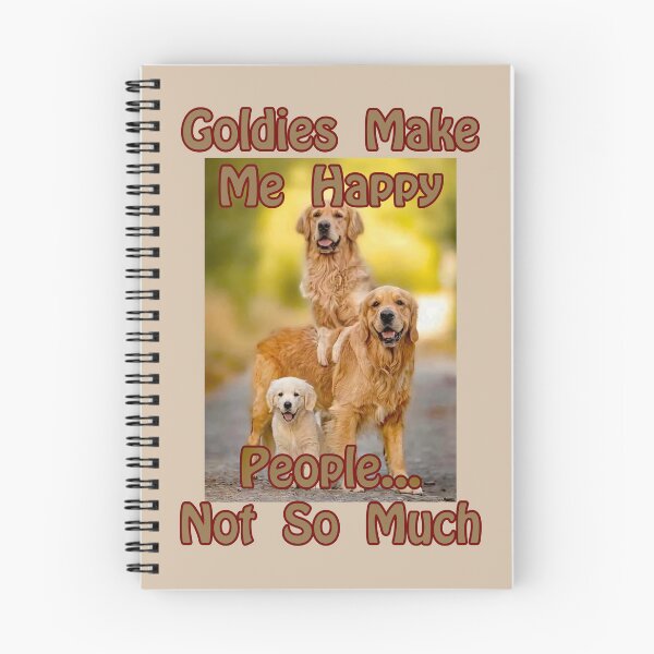 Item preview, Golden Retrievers aka Goldies are known for their strong bond with children & other pets, an ideal companion for families. Their golden coat and playful personality, makes them a favorite worldwide. designed and sold by MoreEZUSA-Here.
