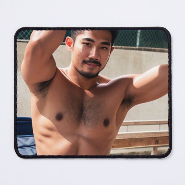 Item preview, Shirtless Male Model Beefcake Hunk 801 designed and sold by korokstudios.
