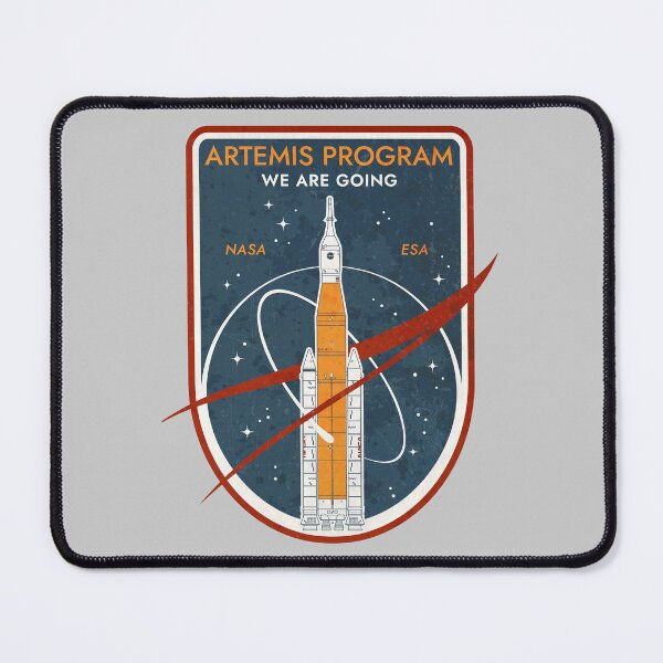 Item preview, Artemis Program. We Are Going. NASA ESA Commemorative Badge designed and sold by BGALAXY.