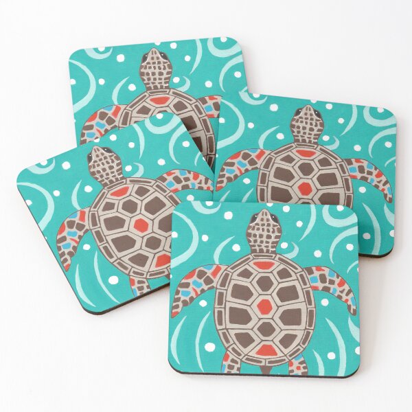 Item preview, Save The Tropical Sea Turtles designed and sold by Sartoris Art.