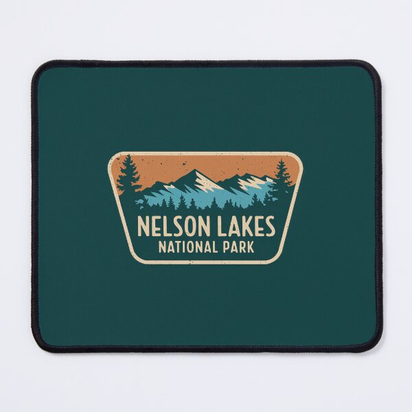 Item preview, Nelson Lakes National Park logo emblem #2 designed and sold by ArtFusion-Shop.
