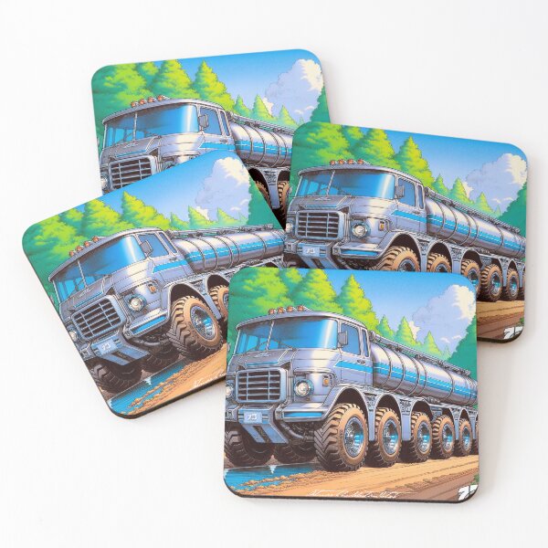 Item preview, Manga Style 12x12 Fantasy Tanker Truck designed and sold by 73corners.