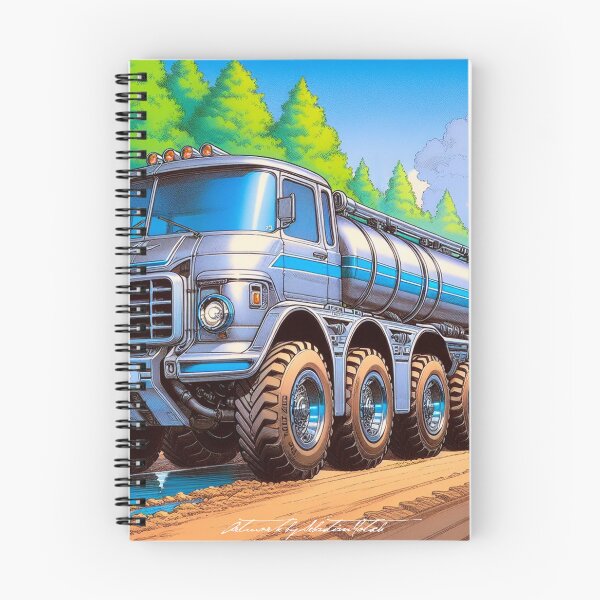 Item preview, Manga Style 12x12 Fantasy Tanker Truck designed and sold by 73corners.