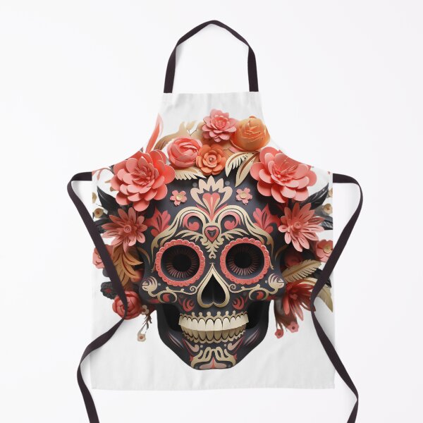 Item preview, Halloween T-Shirt 3D Paper-Cut Skull Design designed and sold by AnnDesignStudio.
