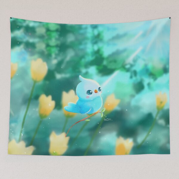 Item preview, Little blue bird designed and sold by inariart.