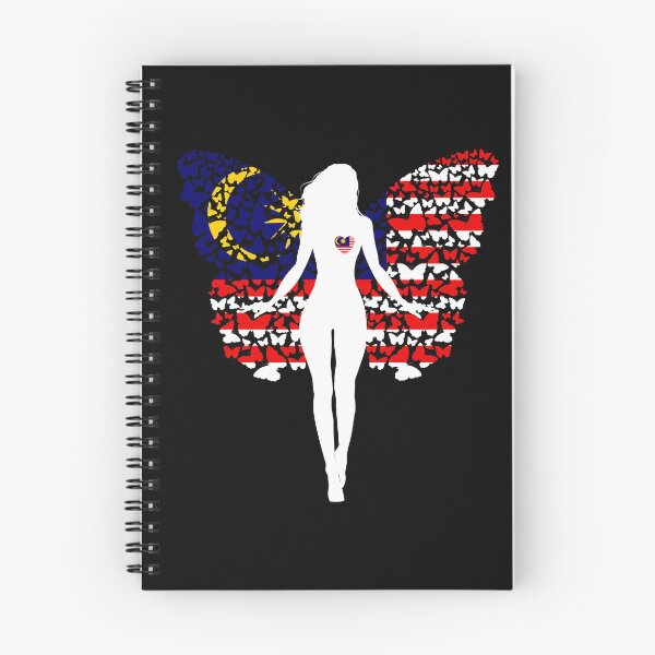 Item preview, Malaysian Girl Malaysia Flag Roots Pride Butterfly designed and sold by ZNOVANNA.