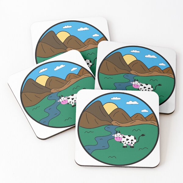Item preview, Cow Landscape designed and sold by Sartoris Art.