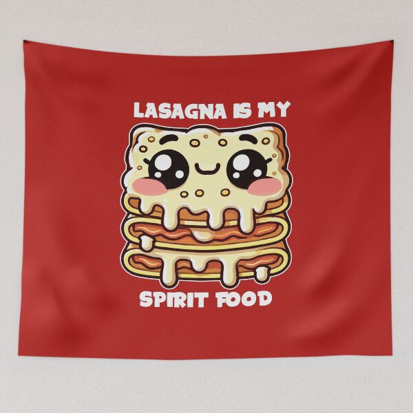 Item preview, Kawaii Lasagna - Lasagna is my spirit food designed and sold by MaateoDesign.