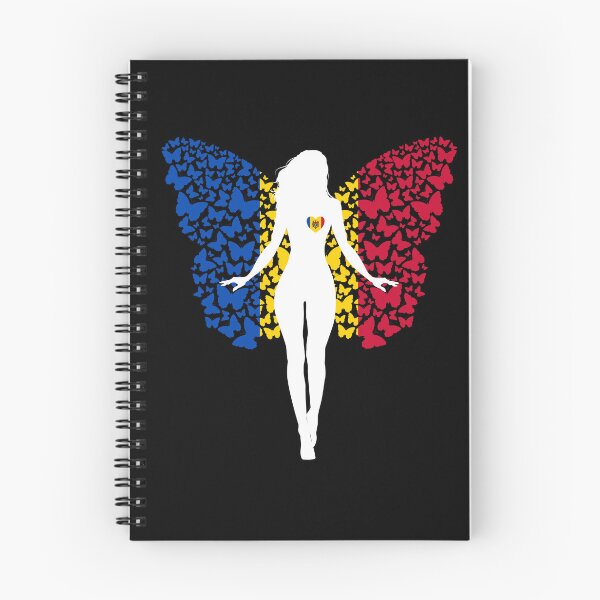 Item preview, Moldovan Girl Moldova Flag Roots Pride Butterfly designed and sold by ZNOVANNA.