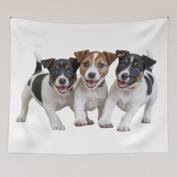 Item preview, Playful Jack Russell Terrier Trio designed and sold by PixelAlchemyX.