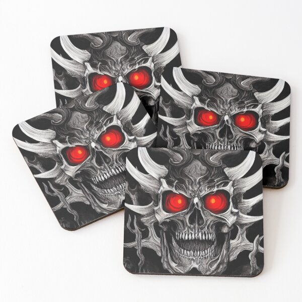 Item preview, Terrifying Demon with Horns on Halloween Night designed and sold by GrizzlyCollective.