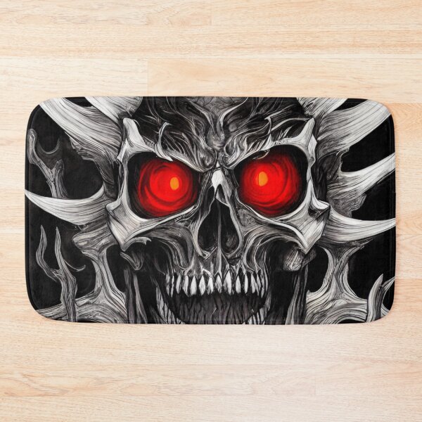 Item preview, Terrifying Demon with Horns on Halloween Night designed and sold by GrizzlyCollective.
