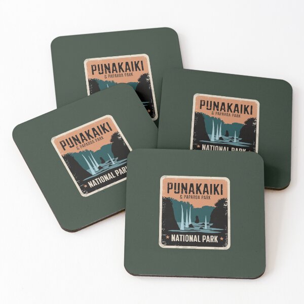 Item preview, Punakaiki & Paparoa National Park logo emblem designed and sold by ArtFusion-Shop.