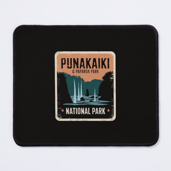 Item preview, Punakaiki & Paparoa National Park logo emblem designed and sold by ArtFusion-Shop.