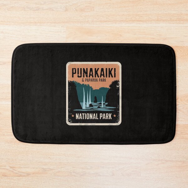 Item preview, Punakaiki & Paparoa National Park logo emblem designed and sold by ArtFusion-Shop.