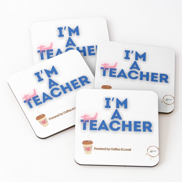 Item preview, I'm a tired teacher that runs on coffee designed and sold by Mi55Miranda.
