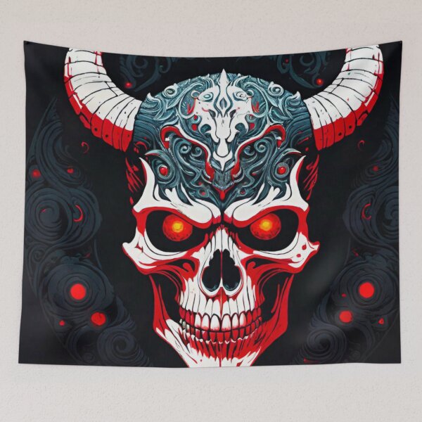 Item preview, Halloween Horror: Horned Demon Emerges designed and sold by GrizzlyCollective.