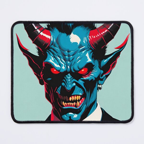 Item preview, Horned Demon Roams the Streets on Halloween designed and sold by GrizzlyCollective.