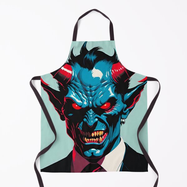 Item preview, Horned Demon Roams the Streets on Halloween designed and sold by GrizzlyCollective.
