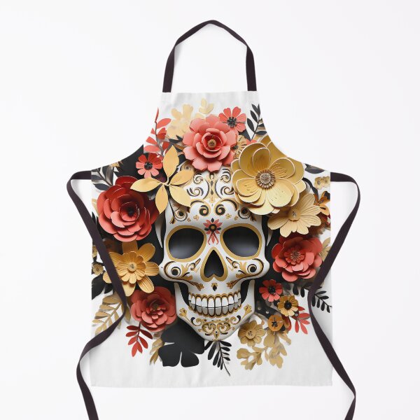 Item preview, Halloween T-Shirt 3D Paper-Cut Skull Design designed and sold by AnnDesignStudio.