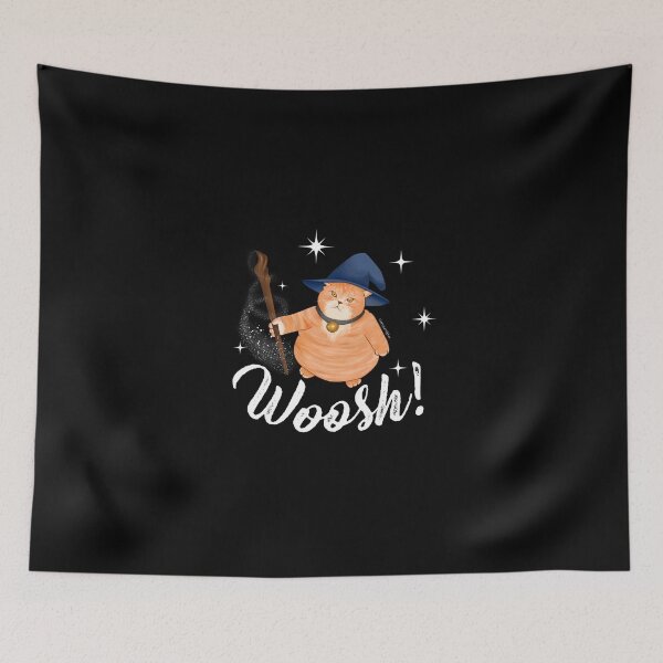 Item preview, Woosh! Cat meme designed and sold by ClarissaNGKai.