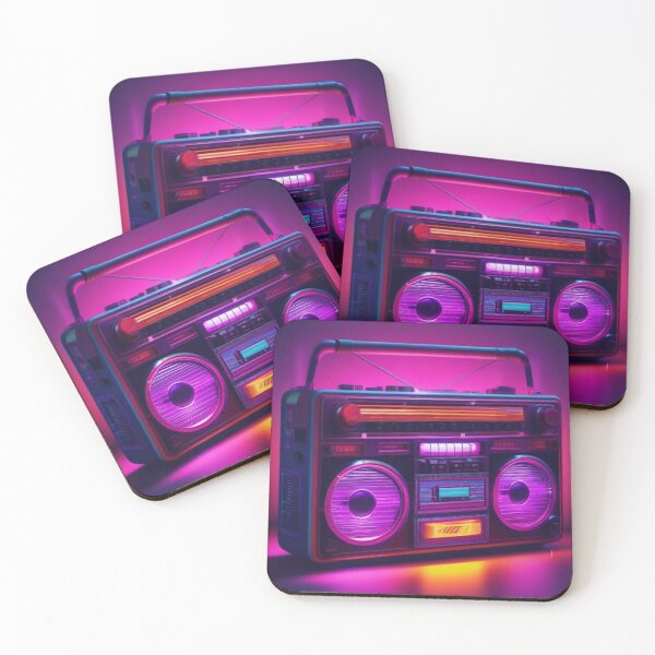 Item preview, 80s Boombox Vibes – Retro Radio Illustration designed and sold by Shanon's Designs.